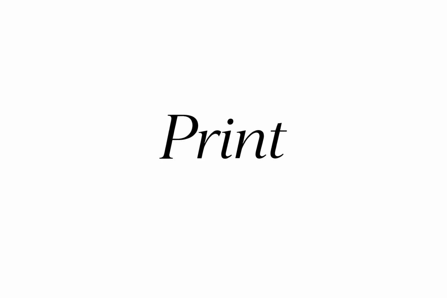 Printed